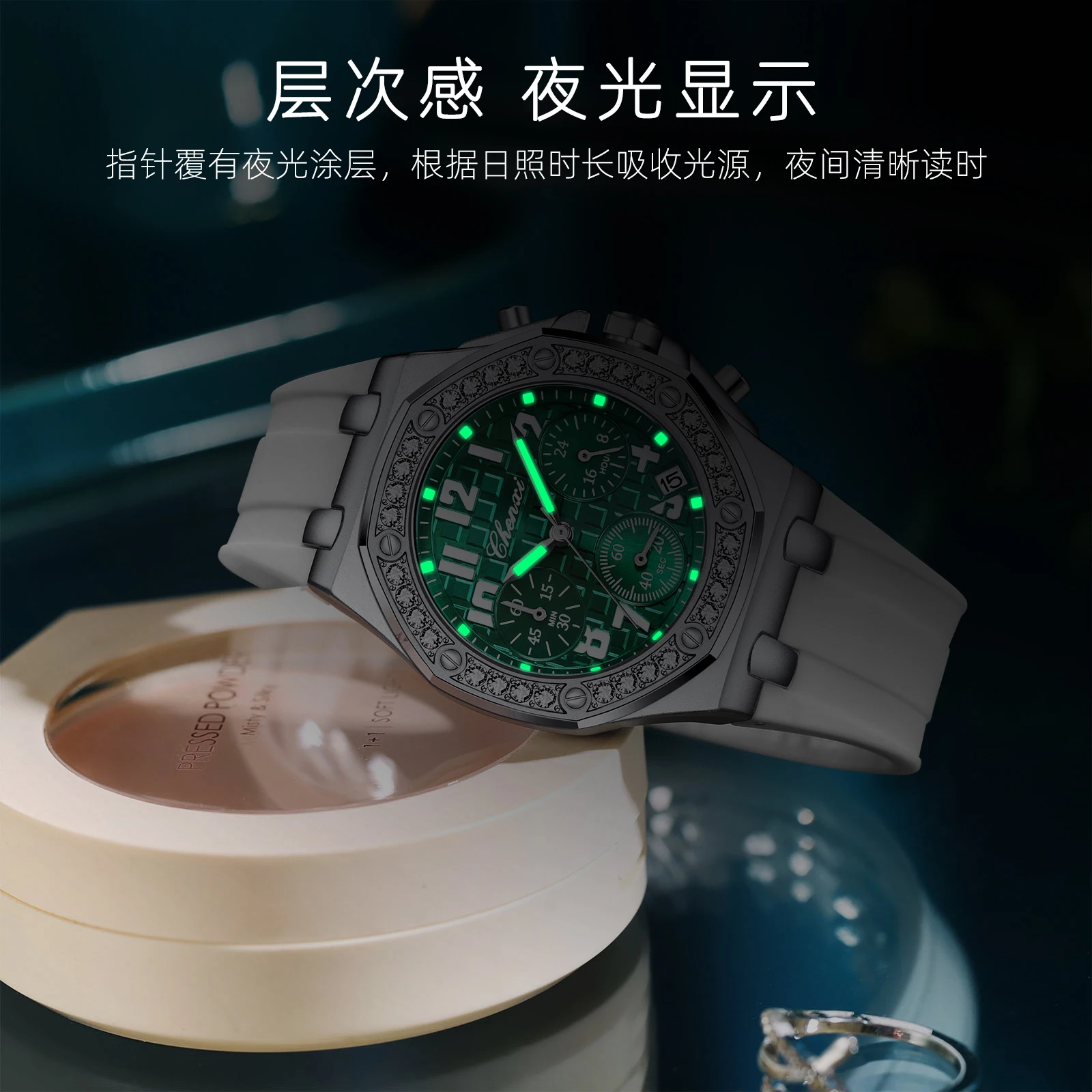 CHENXI 913, новые модные часы с секундомером, ручные женские наручные часы, элегантное повседневное женское платье, кварцевые часы, relojes para damas