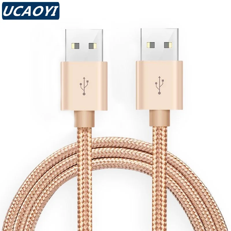 UCAOYI Weave USB to USB Extension Cable Type A Male to Male USB Extender for Radiator Hard Disk Webcom Camera USB Cable Extens