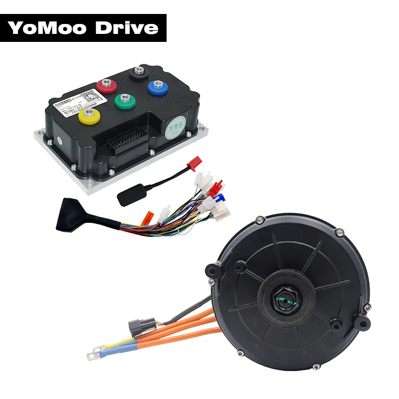 

QS165 V2 5KW Peak 10KW 6500RPM 72V 35H Hall PMSM Mid-Drive Motor with Fardriver ND72530 Controller For Sur-ron Light Bee Moped