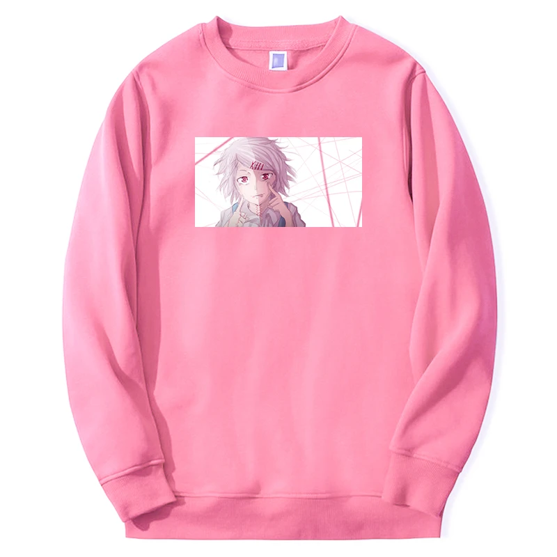 2024 Hot Anime Tokyo Ghoul Sweatshirts kaneki ken Mens Fashion Hoodies Casual Fashion Round Neck Pullover Manga Harajuku Clothes