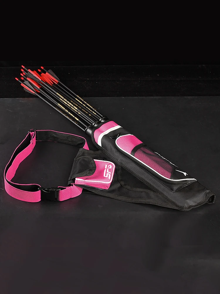 

Oxford Archery Arrow Bags 3 Tubes Waist Hanging Carry Storage Pocket Holders