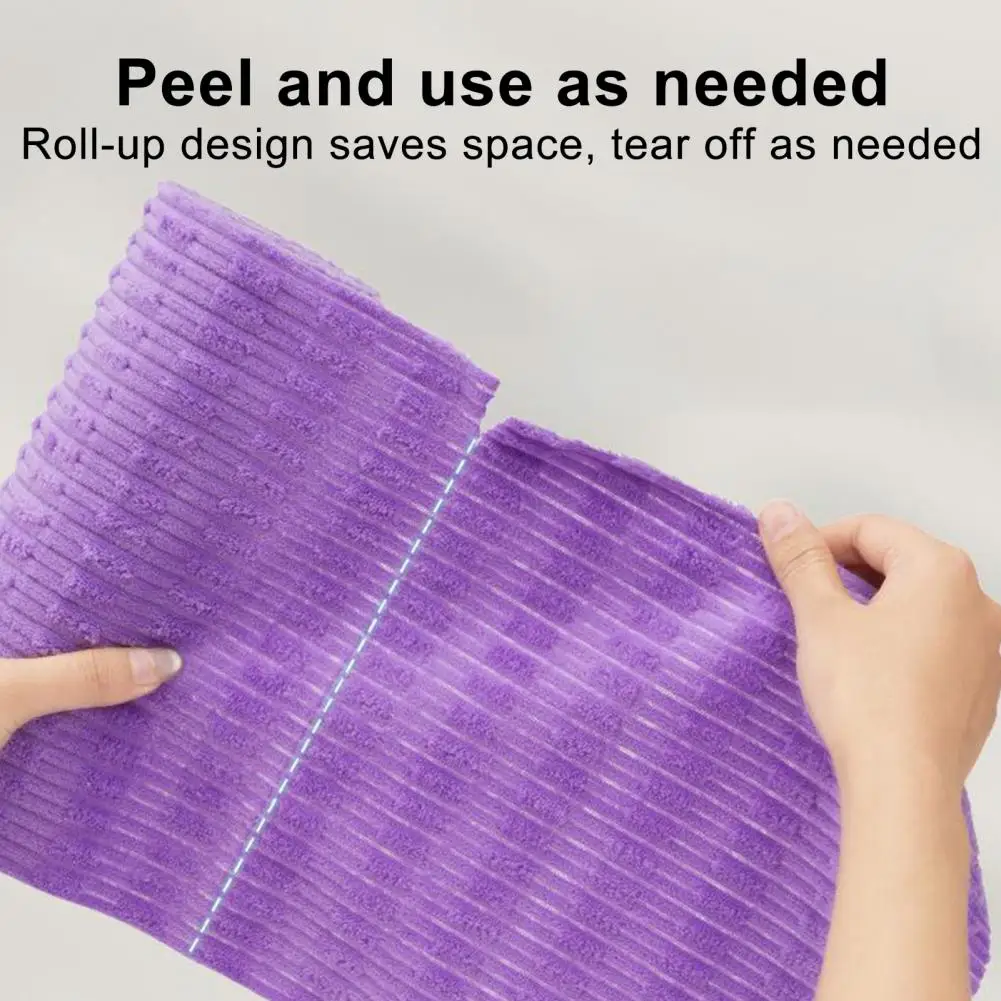 Eco Paper Towel Alternative Reusable Microfiber Cloths Thick Absorbent Washable Towels Tearable Wet Dry Wipes for Kitchen Use