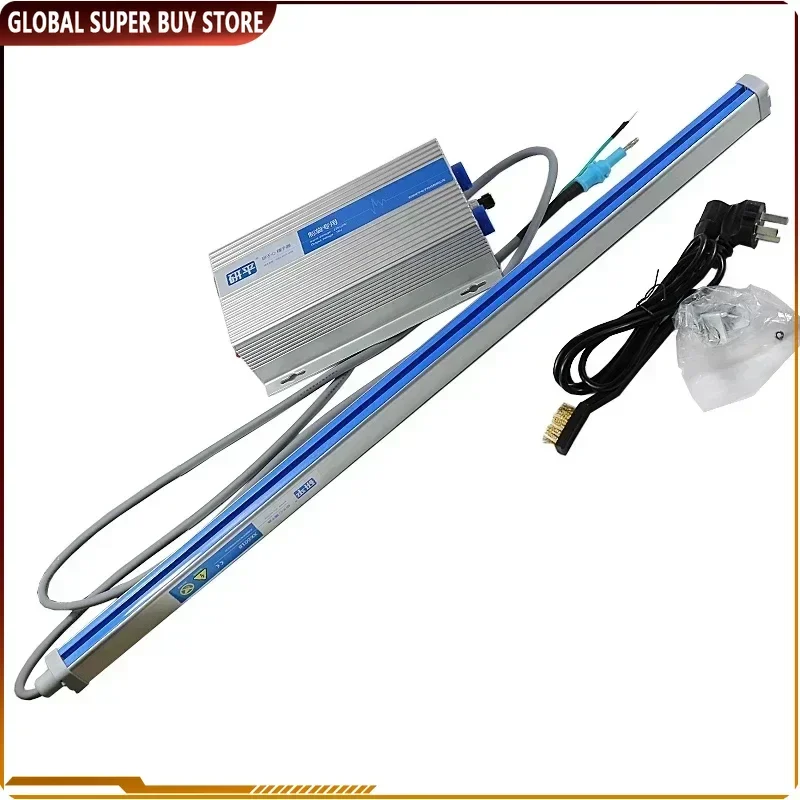 45-100cm Ionizing Air Bar Anti Static Ionizing Bar with High Voltage Generator 110V 220V Electricity Remover Ionizing Air Rod
