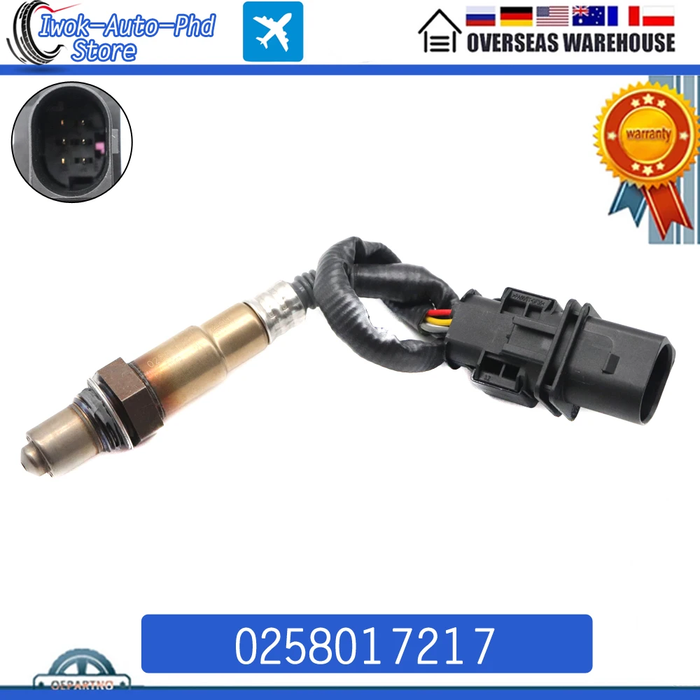 

XUAN Oxygen O2 Lambda Sensor 0258017217 For Citroen BERLINGO C2 C3 C4 C5 DS3 Peugeot 207 208 308 3008 508 5008 Mini Cooper R55