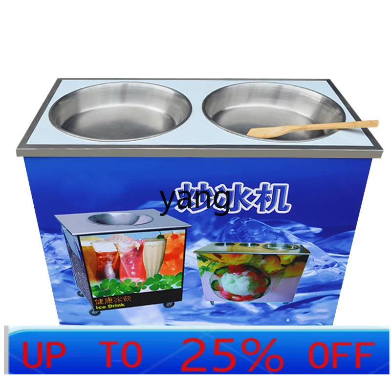 

CX Commercial Fried Ice Machine Plug-in Manual Fried Yogurt Machine Fruit Ice Cream Machine