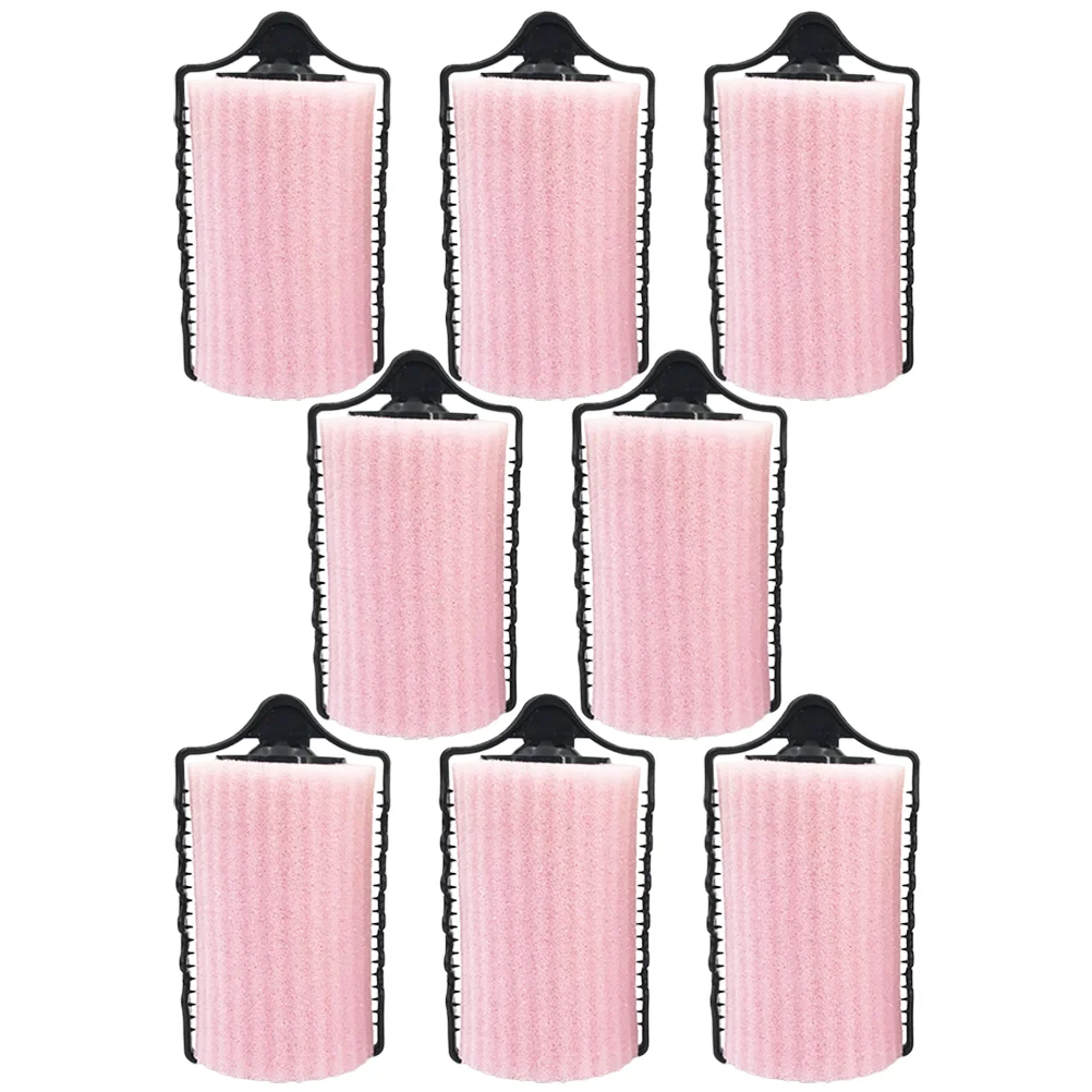 

8 Pcs 8pcs Hair Wave Styling Rollers Sponge Curlers Sleeping to Weave Self Holding for Plastic Foam