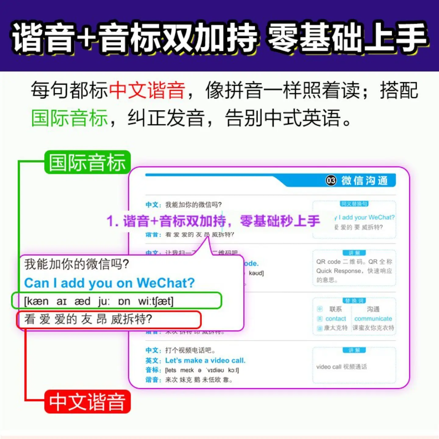Speak English Instantly with Chinese Base: Zero-Foundation Oral Practice Book with Phonetic Transcription