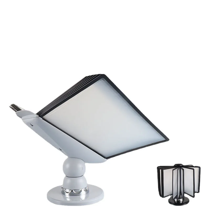 Flip file rack A5 menu price tag display rack transparent loose-leaf
