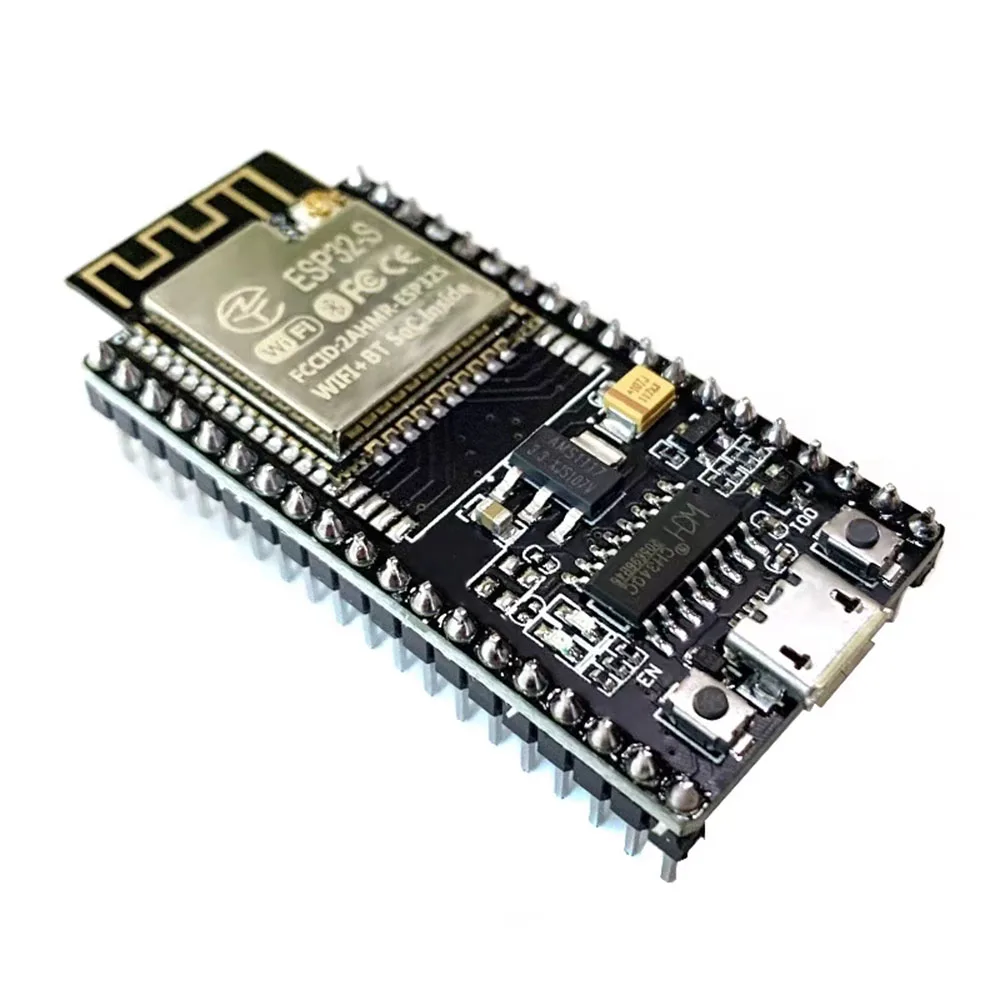 Modul papan pengembangan ESP32-32E DevKitC kompatibel dengan WIFI Bluetooth IoT papan yang dapat diprogram CH340C Chip Driver
