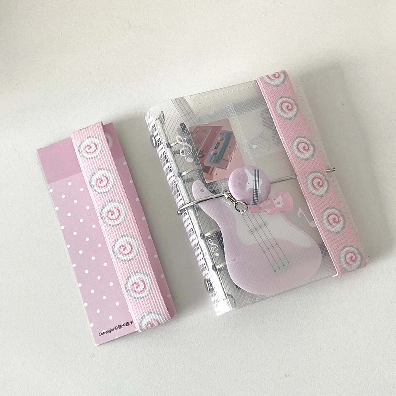 

Эластичный ремешок для блокнота A7 M5, милый декоративный ремешок с рисунком в стиле INS, аксессуар для хранения, ремешки Kawaii для скрапбукинга