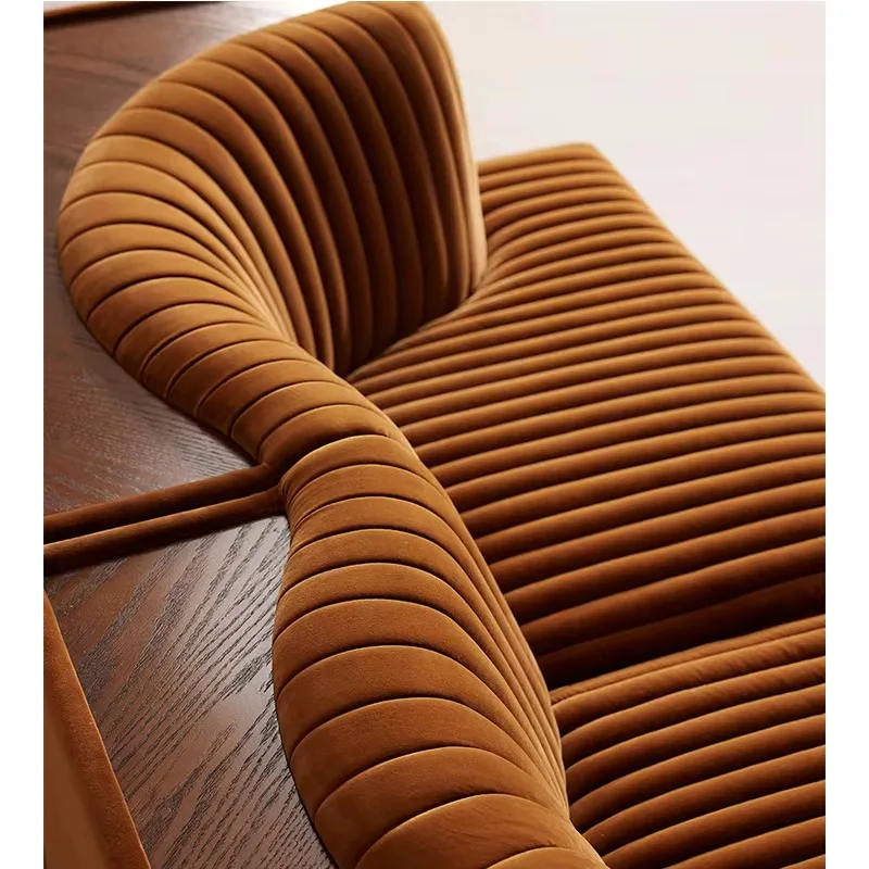 2026 Magnificent Hotel Handmade Velvet Upholstery Relaxed Fashionable muebles de sala Living room Sofa