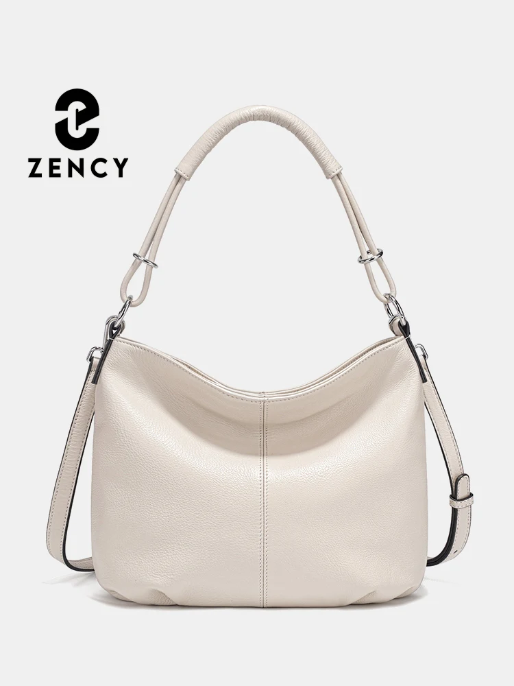

Zency Women's Charming Soft Leather Shoulder Bag Luxury Designer Handbag Medium Crossbody Satchels For Work Dating Commute Hobo
