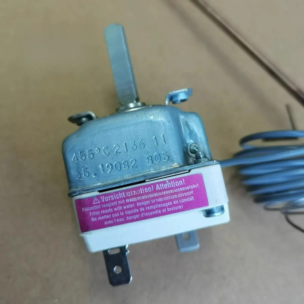 Fryer Pizza Oven Accessories 455℃ 55.19082.805 55.19082.808 Adjustable Temperature Control Thermostat for EGO Repalce