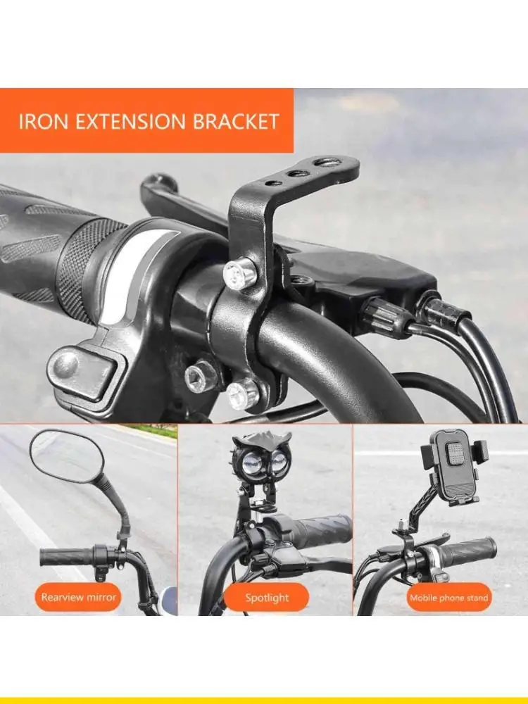 SZCH Handlebar Mounted Extension Bracket for Spotlight Headlight Quick Installation