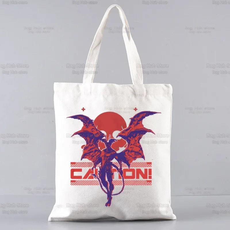 

Devilman Debiruman Anime Devil Man Shopping Bag Grocery Shopper Jute Tote Bag Shoping Reusable Bolsa Compra Sacolas