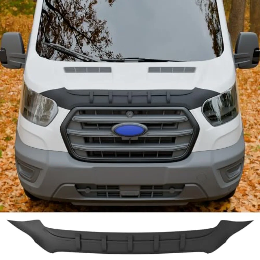 

Hood Protector Compatible with 2020-2026 Ford Transit TPE Hood Shield Hood Deflector Hood Guard for 2025 Transit Accessories