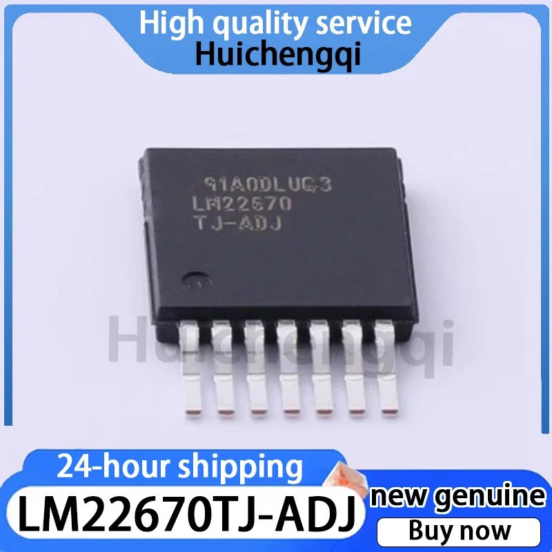 2PCS  LM22670TJ-ADJ Package TO-263-7 42V, 3A Voltage Regulator