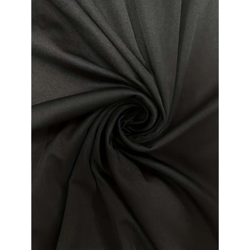 2025 Pantalones acampanados elásticos modernos para mujer, ropa informal de oficina adelgazante cómoda, color negro sólido