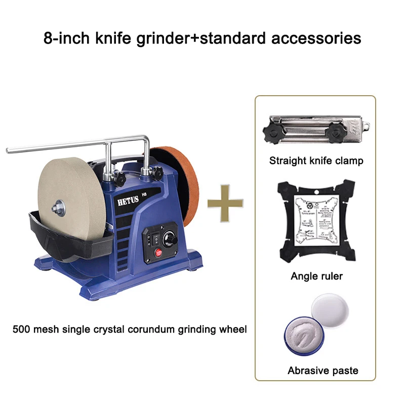 

H8 Low-Speed Water-Cooled Sharpener For Household Small Woodworking Engraving Knives Chisels Grinder Electric Desktop Sharpeners