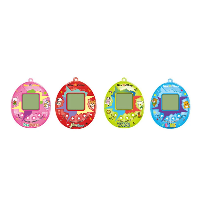 Classic Nostalgic Handheld Electronic Pet Machine Keychain With 168 Virtual Pets Digital Mini Game Machine Keychain For Kids