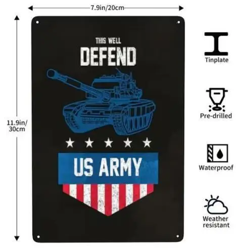Military Metal Tin …