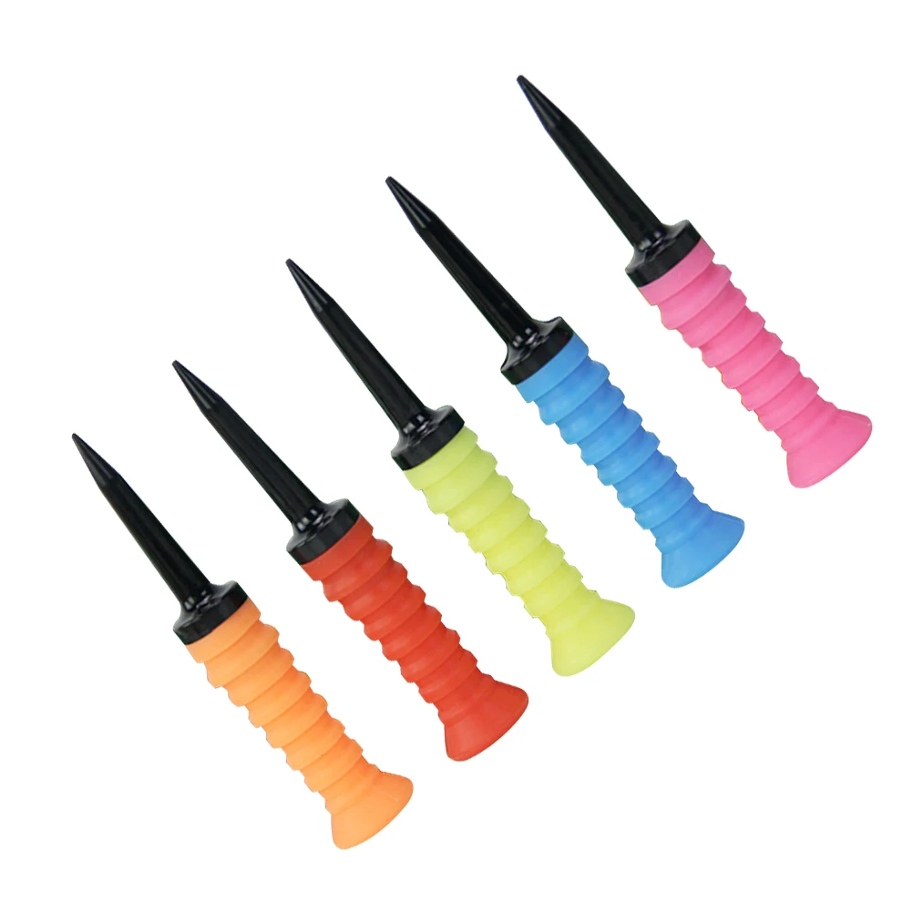 

5 Pcs Golf Pins Tee Pack Training Accessory Double Marker Equipment Tees Bundle