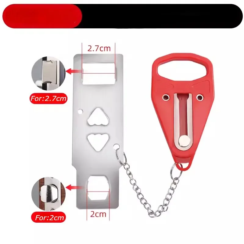 Portable Hotel Door Lock Locks Self-Defense Door Stop Travel Travel Accommodation Door Stopper Door Lock security door