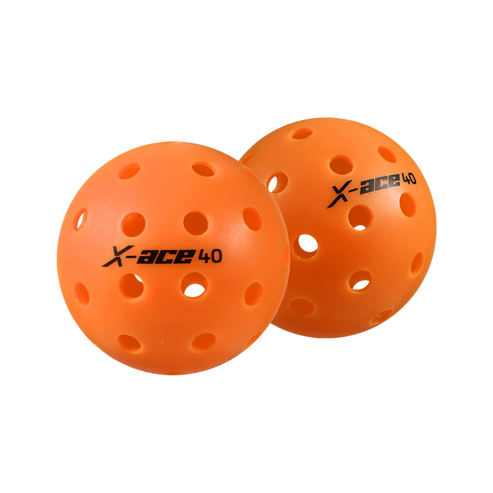 

AMASPORT X-ACE-40 Hole Pickleballs Perfectly Balanced And High Visibility Premium Professional Elastic Training Pickleball