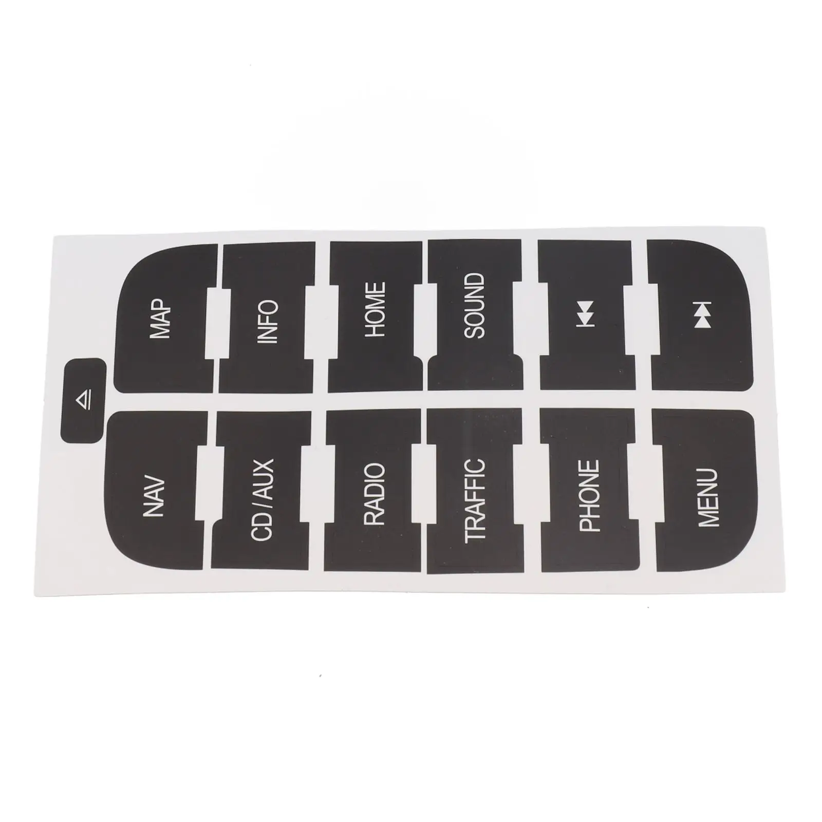 Elegant Design New Repair Sticker Repair Decal Sticker Repair Push Button 2 Pieces Auto Parts Black Car Accessories