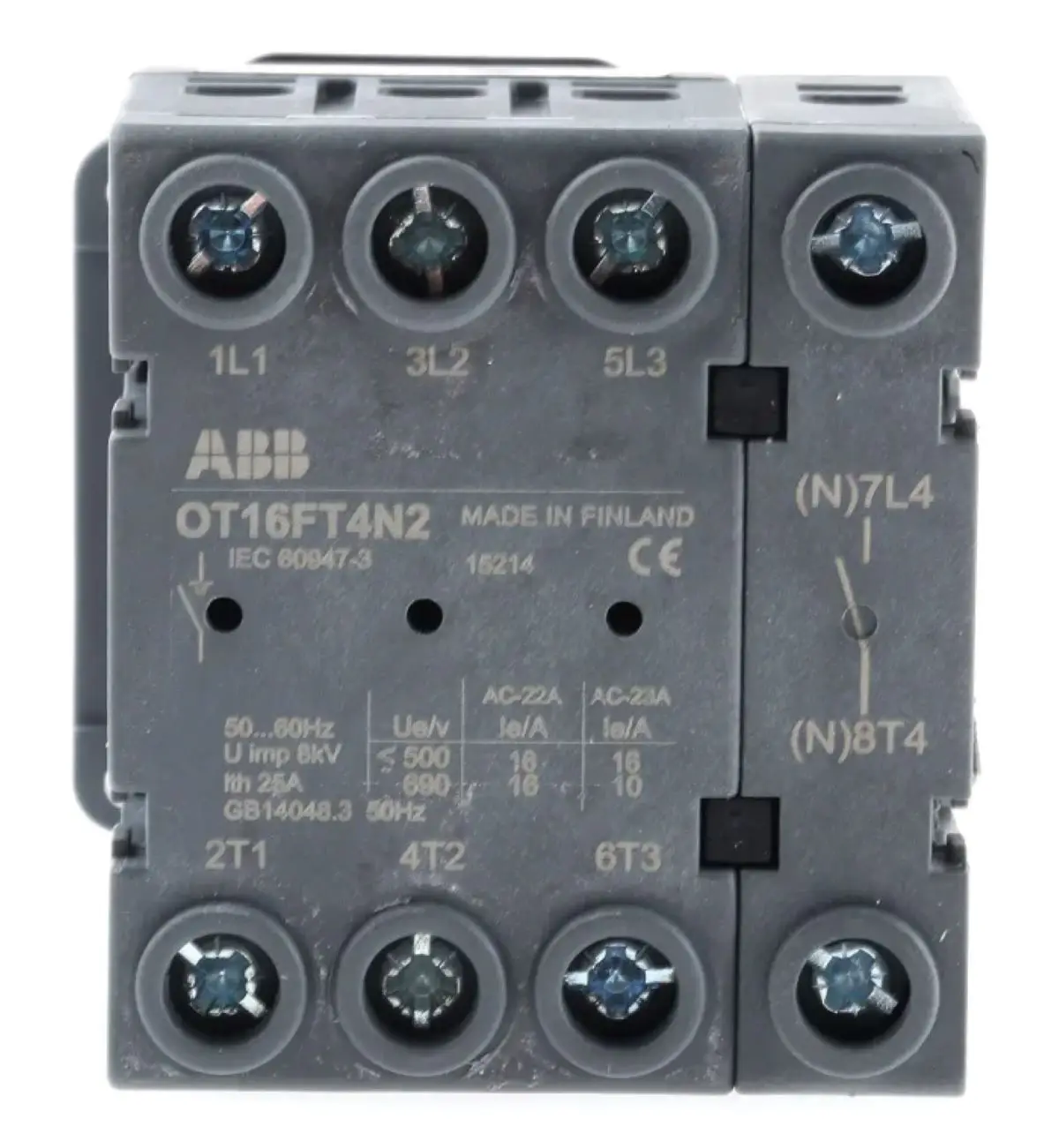 OT16FT4N2 10136404 OT(16-160A) series Switch Disconnector 1SCA105711R1001