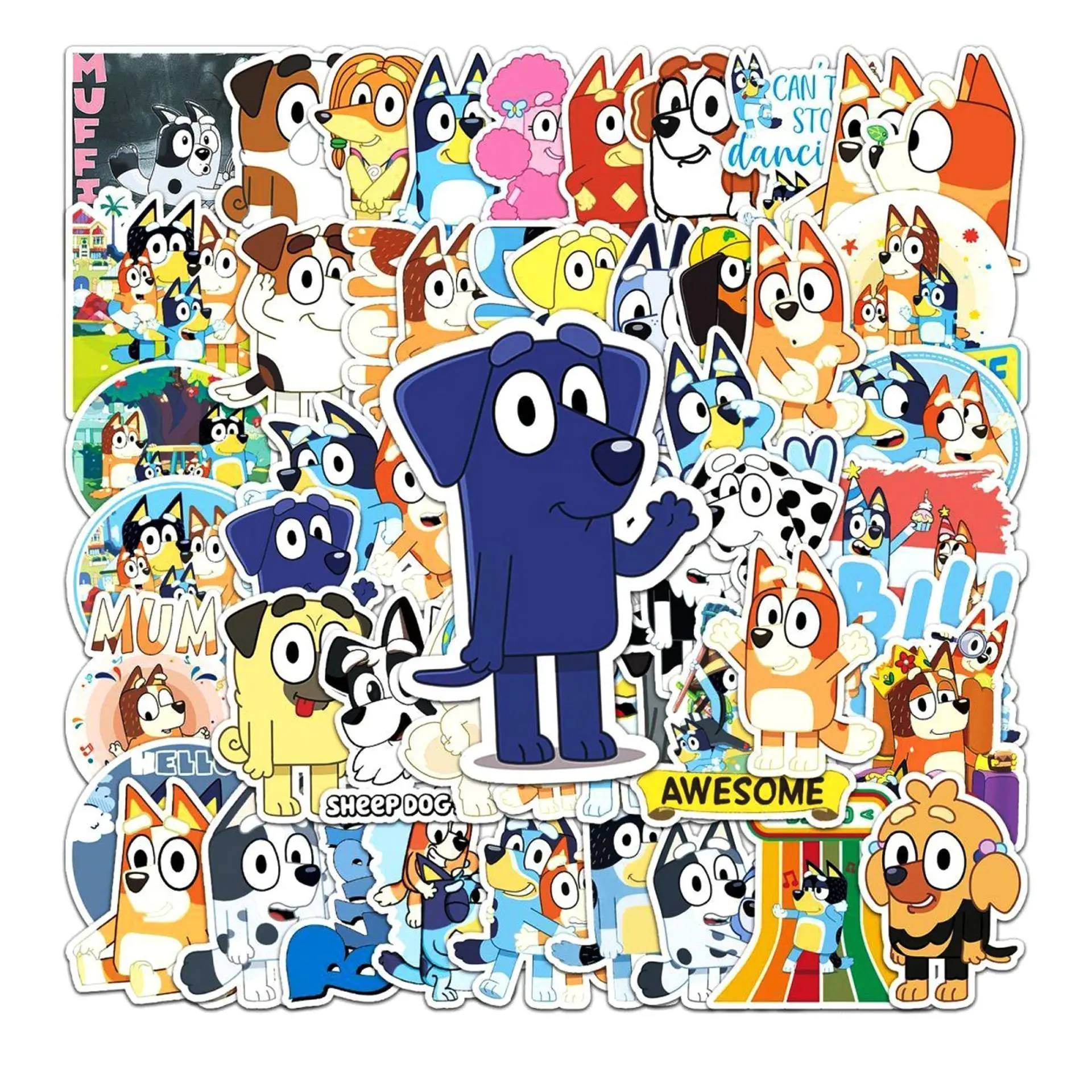 

50 новых наклеек из матовой пленки Bruy, наклейки на багаж, антипригарные наклейки для компьютера с анимированной чашкой для воды