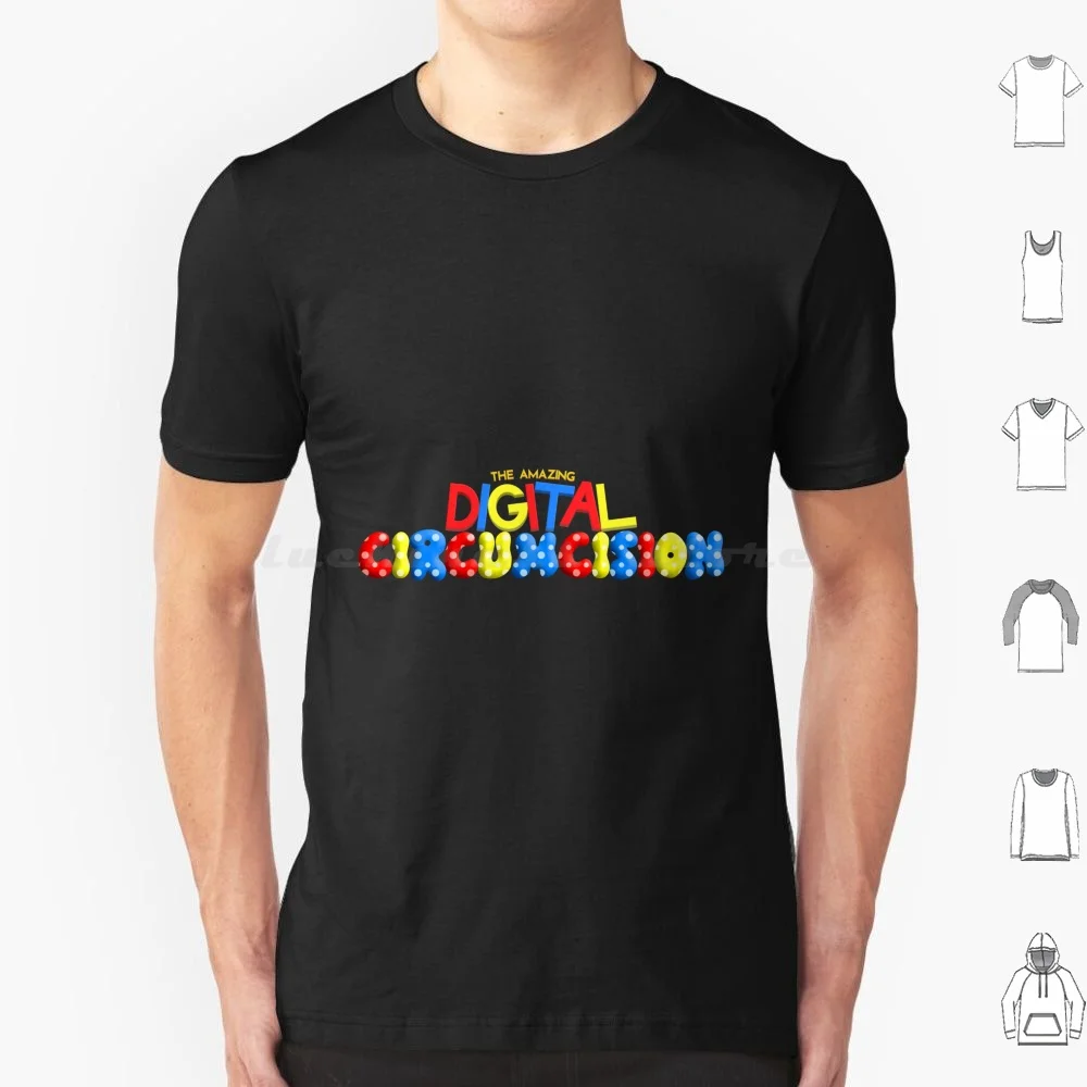 The Amazing Digital Circus-Funny Shirt Circumcision T Shirt Cotton Men Women DIY Print The Amazing Digital Circus Pomni Jax