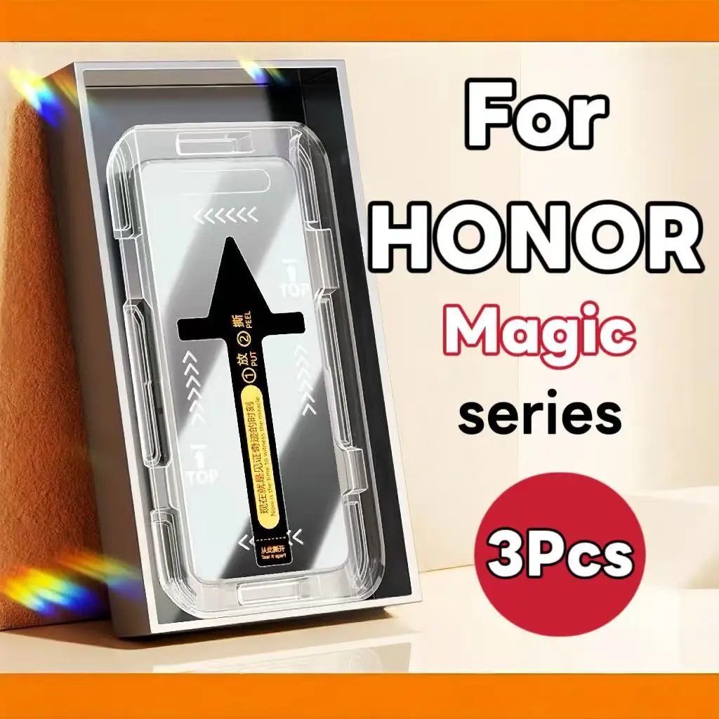 

Compatible with Honor Magic 3, Magic 4, Magic 5, and Magic 6 series, high-definition phone screen protector, 3-pack