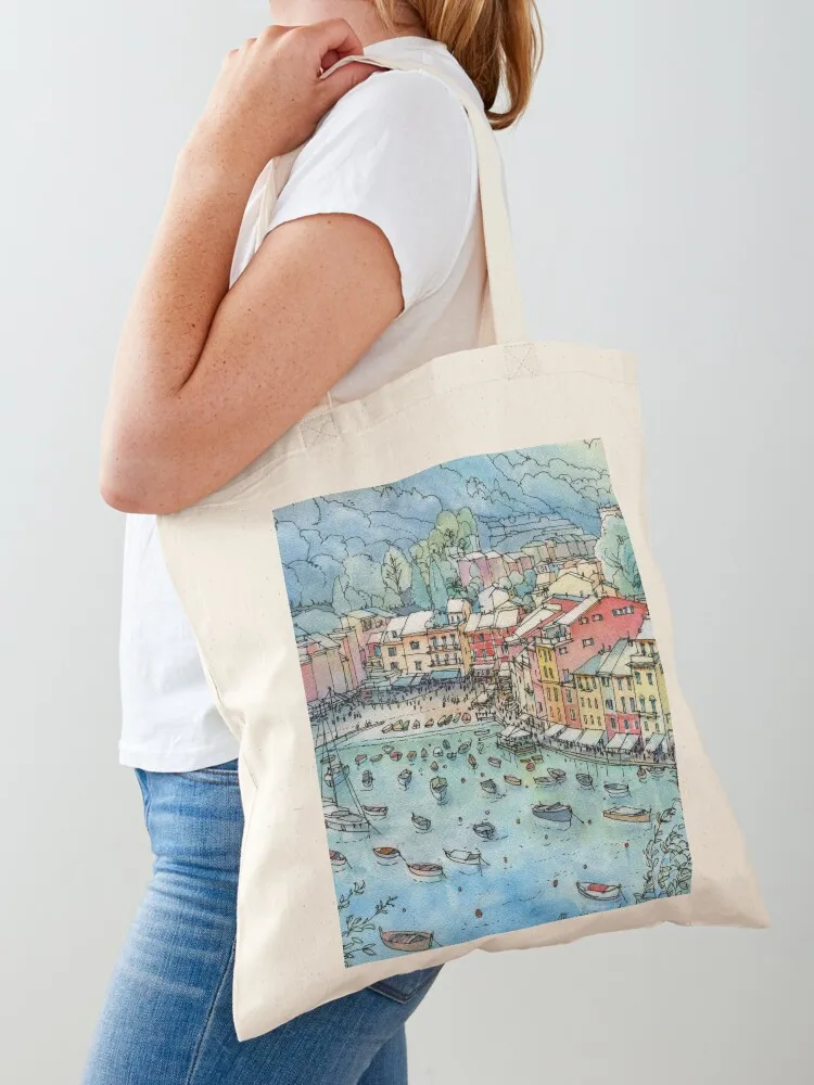 

Portofino, Italy Tote Bag woman shopping bag great bag Big women Large bags for women