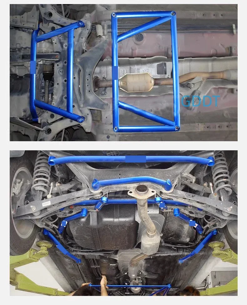 1 Pcs Front Bonnet Stabilizer Linkage Bar for Lancer CX CY CZ Chassis Reinforcement Support for Before or After The Top Bar