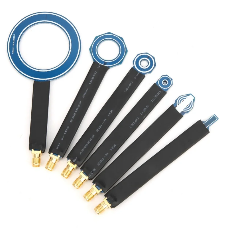 6Pcs Near-Field Magnetic Field Probes Set EMI SMA Conduction Radiation Test Antennas