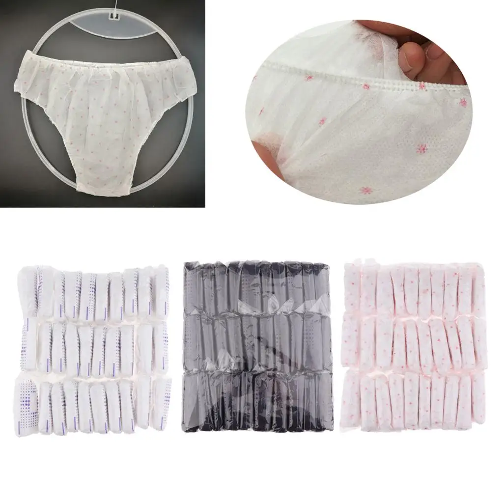 Salon Spa Disposable Underwear Non Woven Hygiene Panties Large Adult Diaper for Women Men