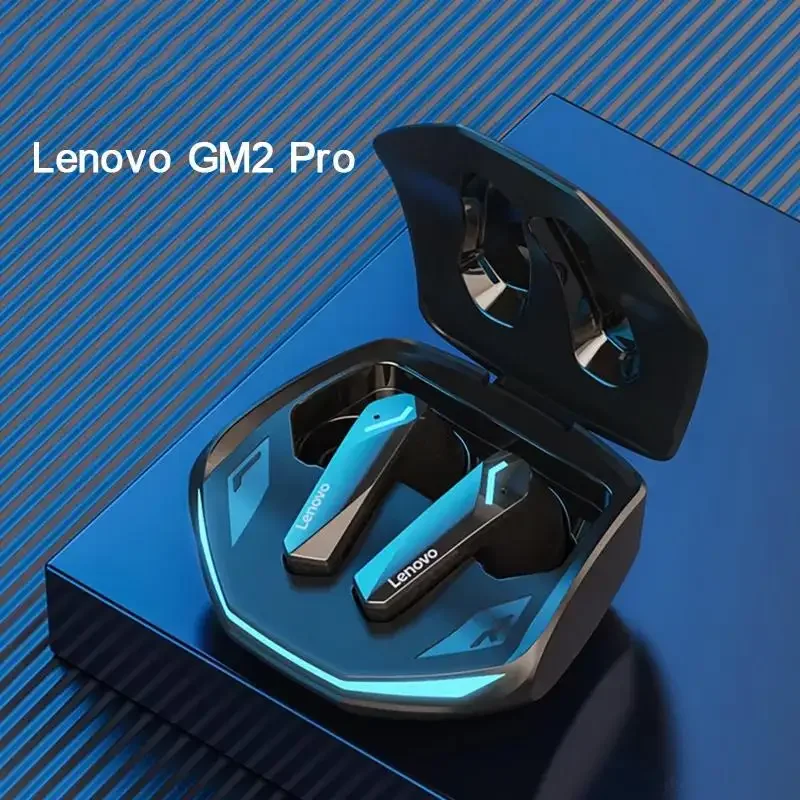 6PCS Choice Lenovo GM2 Pro 5.3 Auricolari Bluetooth Auricolari wireless Cuffie a bassa latenza Cuffie Auricolari magnetici impermeabili