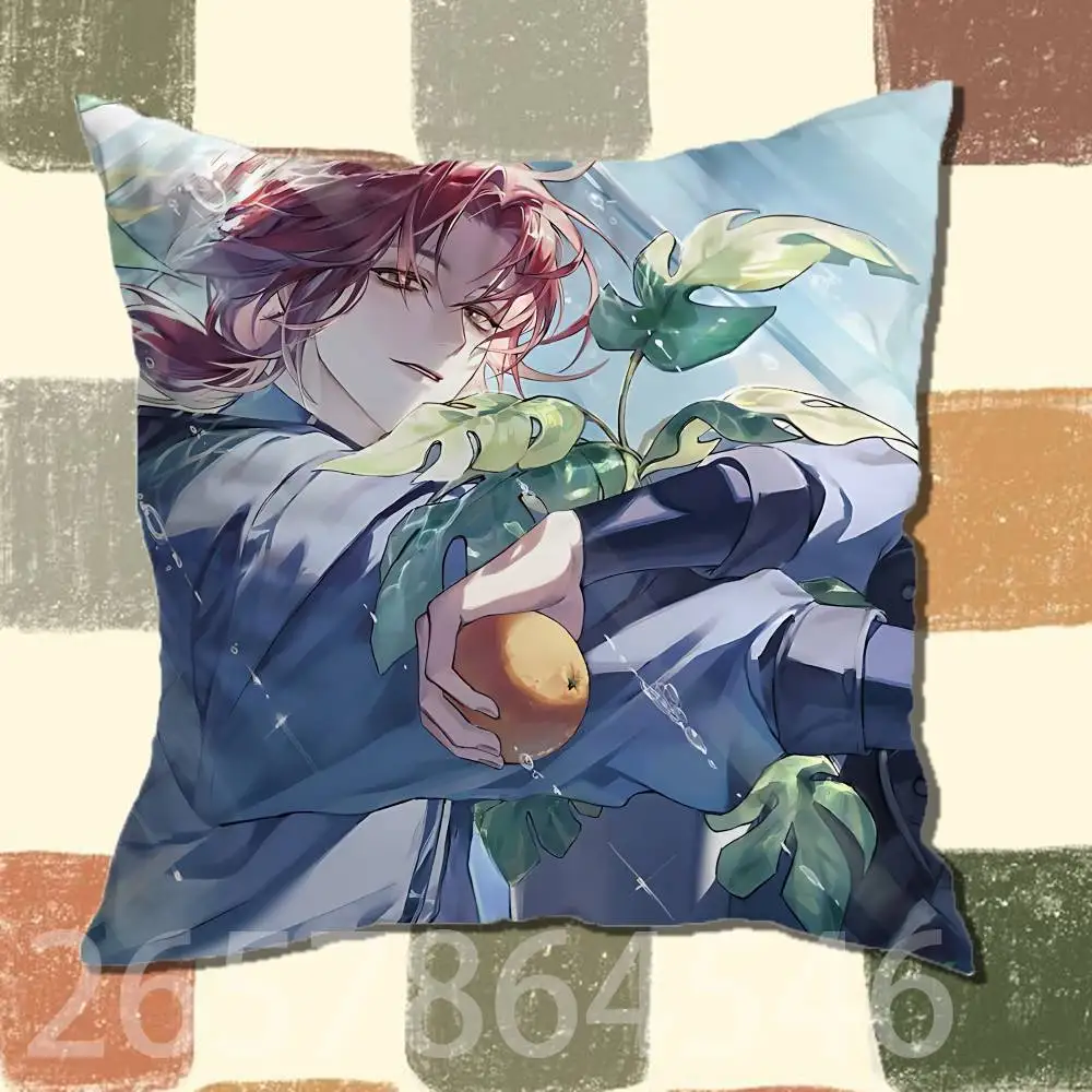 L-Lout of Comics Counts F-Family Printed Pillow Cover Cushion Case Simple Sofa Pillow Case No Pillow Core