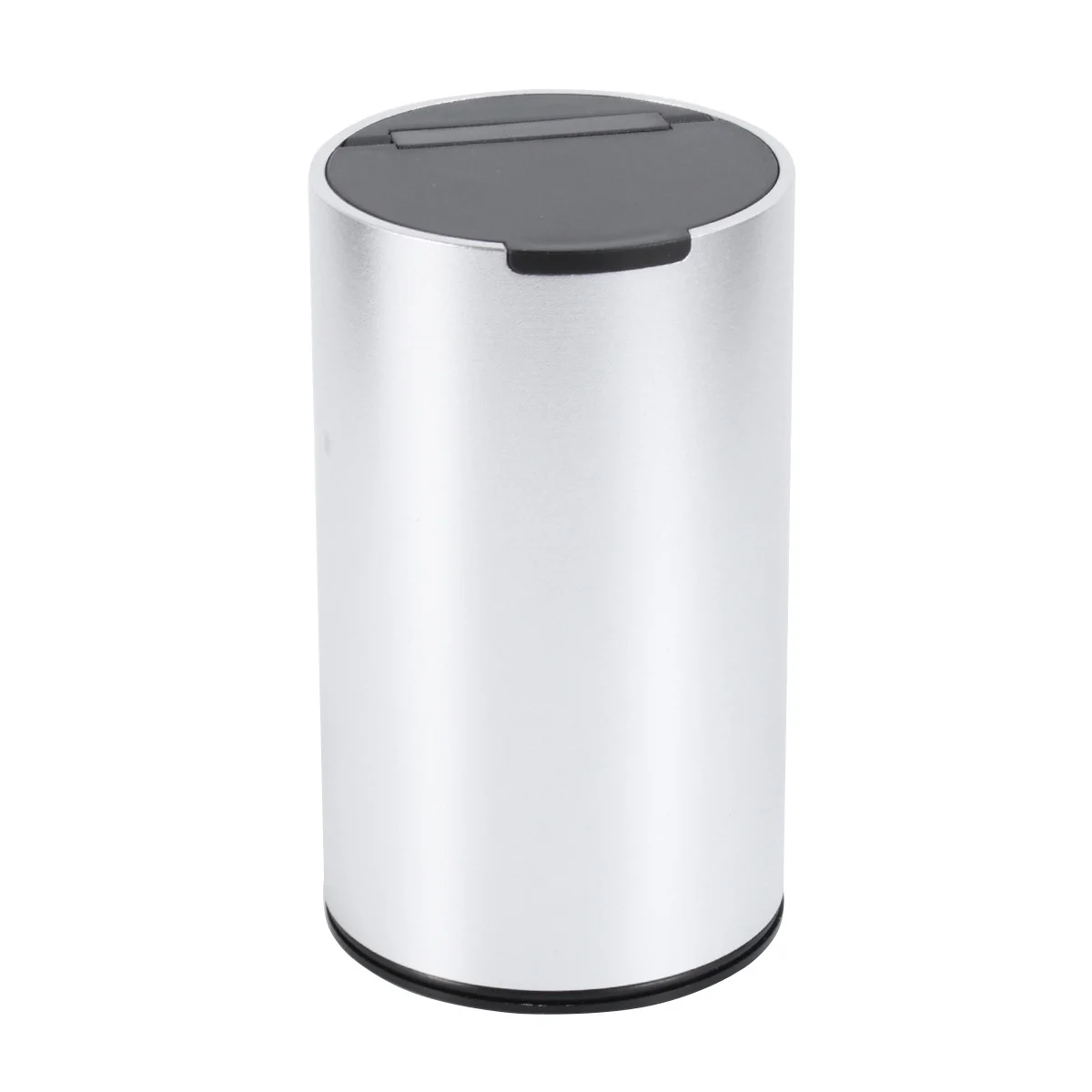 

1pc Car Ashtray Storage Box Multifunctional Silver Durable Removable Bottom Easy Clean Lid Design Suitable For Vehicle Home Use