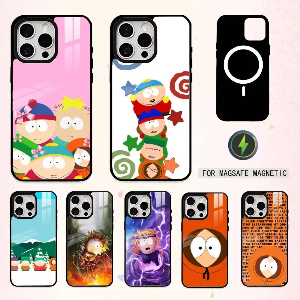 

South P-Park Kenny Phone Case Phone Case For iPhone17,16,15,14,13,12,11 Plus,Pro Max Magnetic For Magsafe Wireless Charging