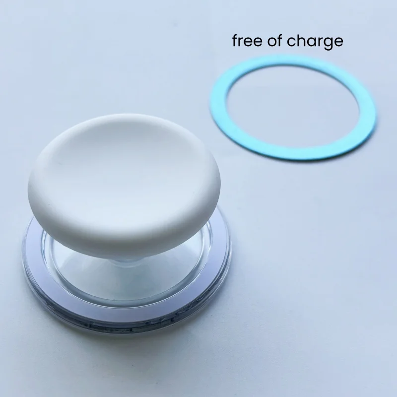 حامل مغناطيسي لطيف متعدد الألوان من السيليكون Magsafe للهاتف Griptok Grip Tok لهاتف IPhone حامل شحن لاسلكي