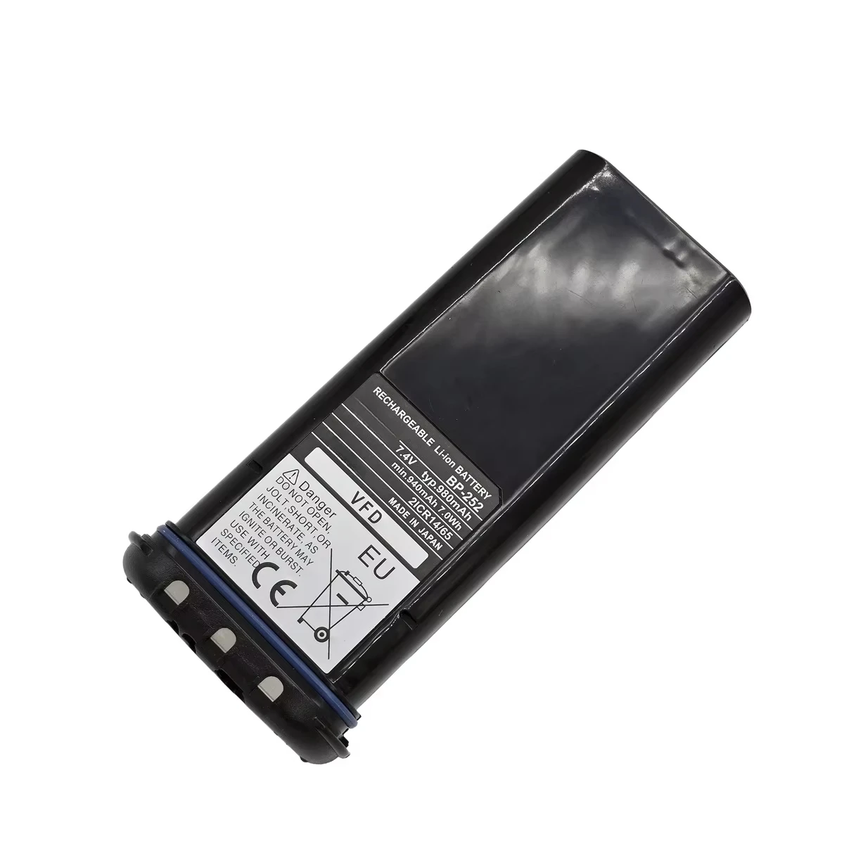 BP-252 Li-ion Battery Pack 7.4V 980mAh 7Wh Compatible for ICOM BP252 M33 M34 M36 HAM Two Way Radio Accessory