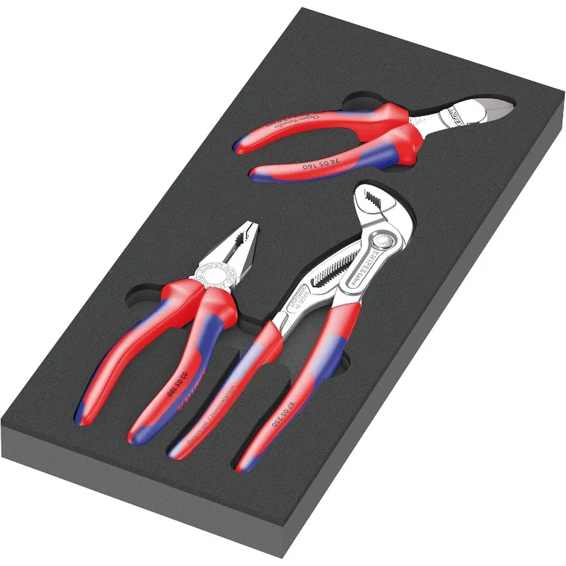 05150180001 9780 Foam Insert KNIPEX Pliers Set 1, 3 Pieces US(Origin)