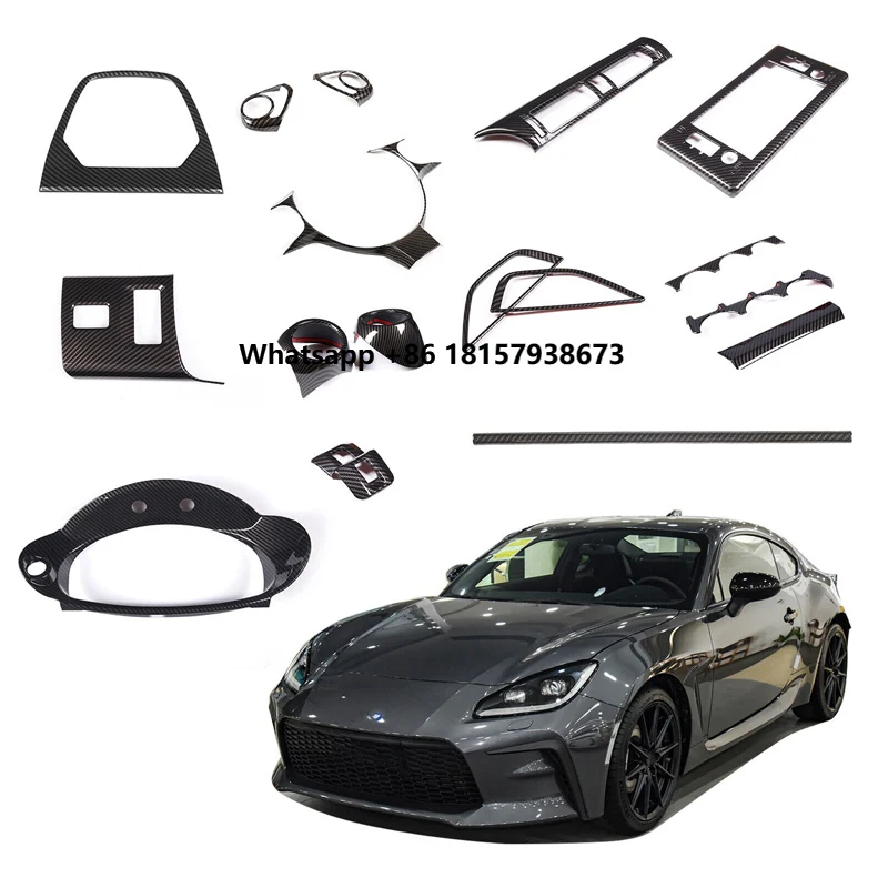 

17Pcs/Set ABS Carbon Fiber Interior Trim Cover Frame Fits GR86 / BRZ 2022-2024 Interior Kits for ZN8 ZD8