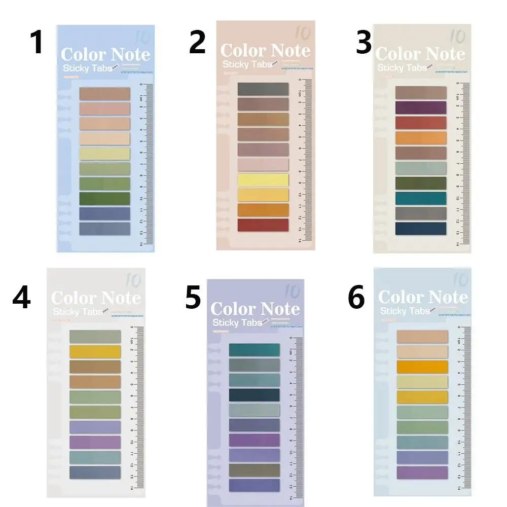 3Pack Bookmark Sticky Notes Semi-Transparante Bookmarker Memo Pad Tabs Classificatie Label Nieuwigheid Paster Sticker