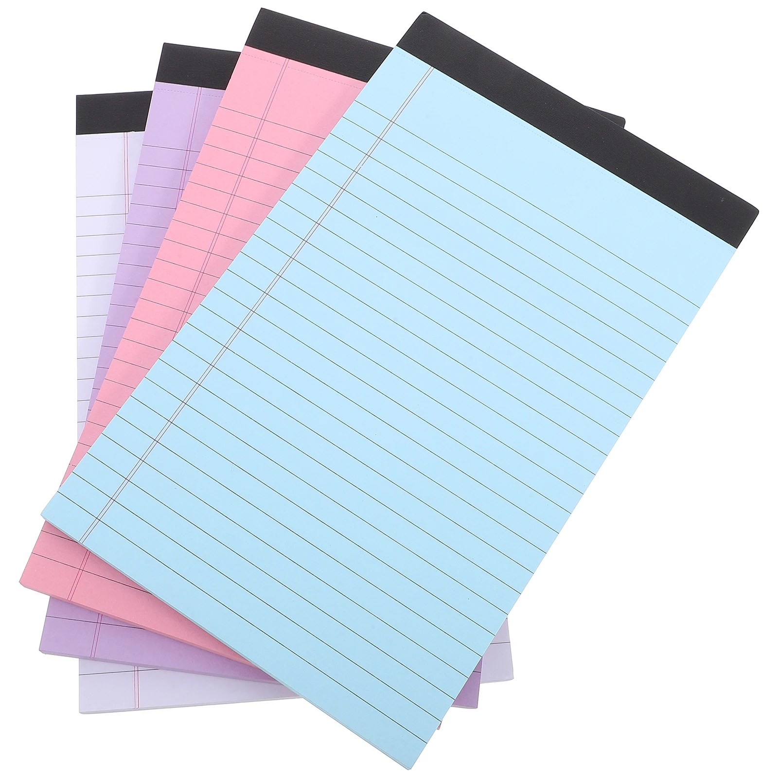 

4Pcs Legal Pads Colored Writing Notepads Lined Paper Notebook to Do List Memo Pads for College School Office Business