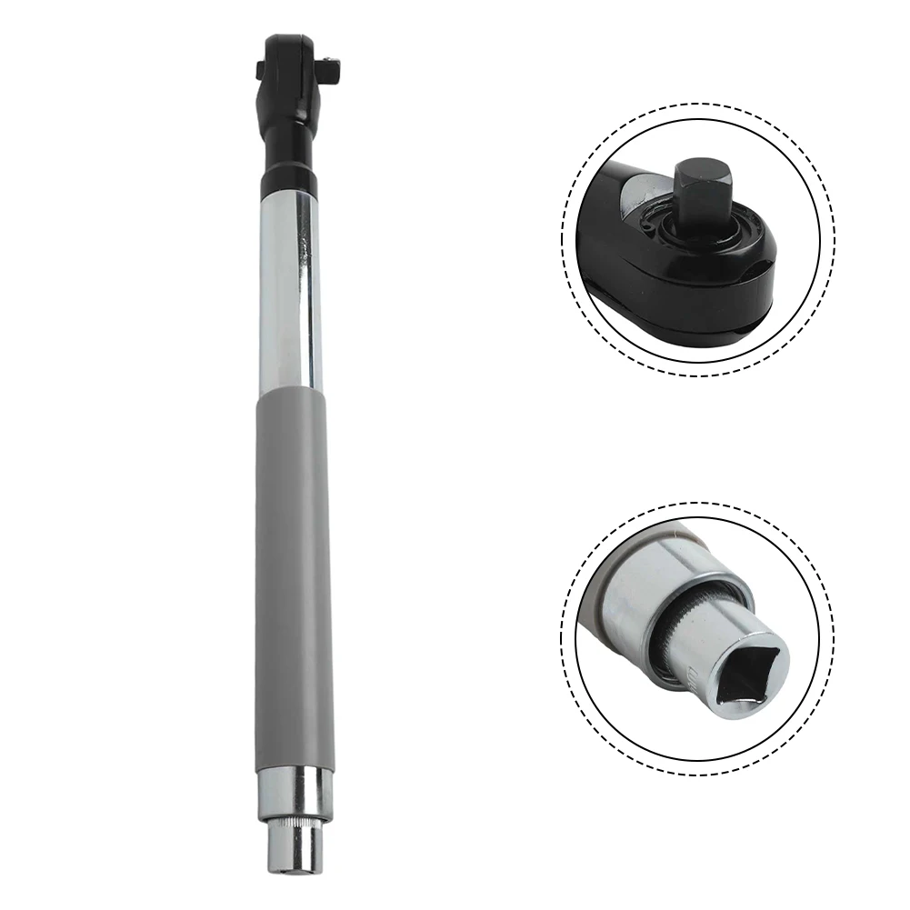 

2-In-1 Automatic Hand Wrench High Torque Wrench Extender Tool 1/2 Inch Offset Extension Wrench Extension Bar For Electric Drill