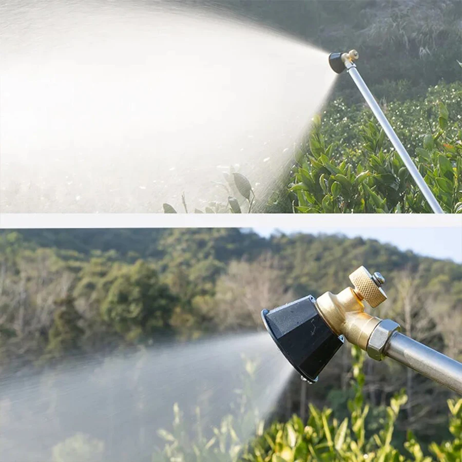 Durable Solid Brass Adjustable Agricultural Spray Nozzle Mist Spray Head for Orchard Crop Irrigation Plant Protection