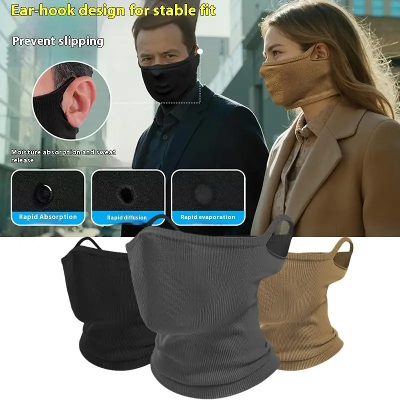 1Pieces Autumn/Winter Sport Bandana Cycling Bike Hanging Ear Face Cover Reusable Masks Hiking Camping Mountaineering Scarf